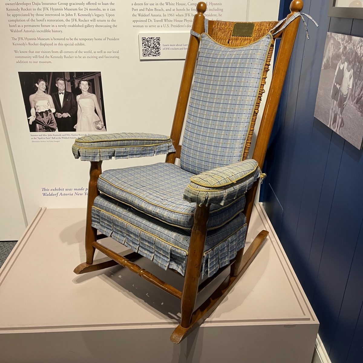 John F. Kennedy’s Rocking Chair, ca. 1962 – Cape Cod Museum Trail