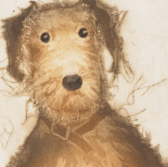 dog painting